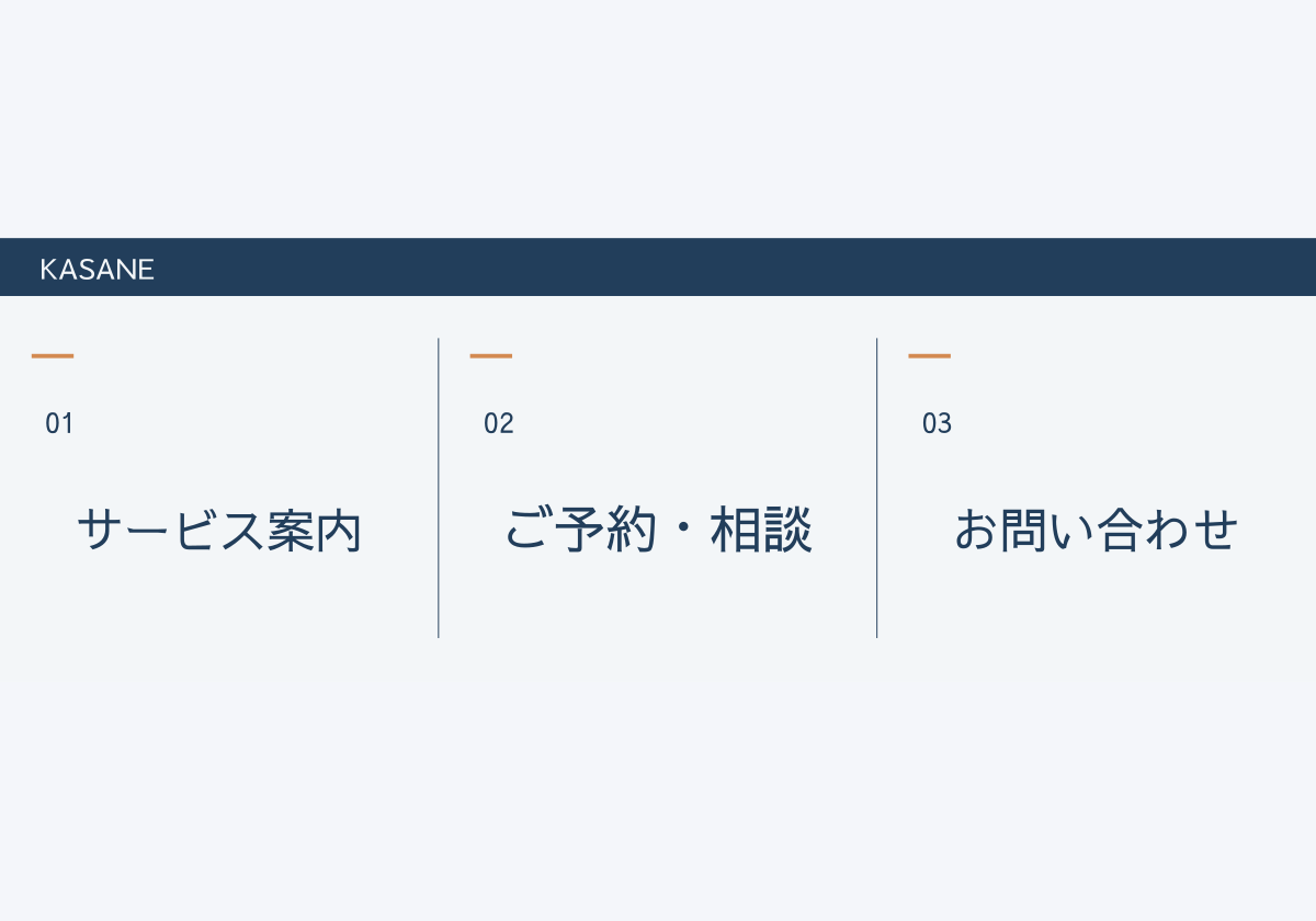 LINE公式アカウントの下部メニュー用画像のデザイン見本